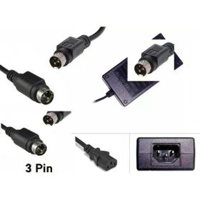 Retro 24 V 2.5 A 60 W 3 Pin DIN Barkod Printer Adaptör