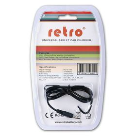 Retro 5 v 2 a 10 w 2.5x0.7x10 mm Tablet Araç Uyumlu Adaptör