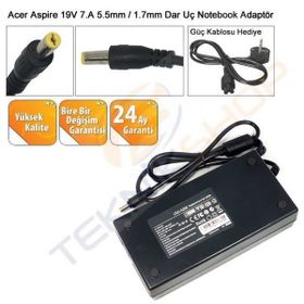 Retro Acer Aspire 19v 7.1a 135w RNA AC07 Notebook Şarj Adaptörü