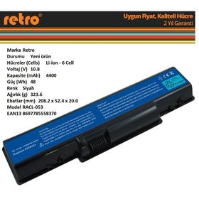 Retro Acer Aspire 5517 Batarya Pil