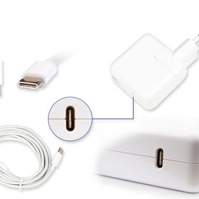 Retro Apple MacBook 29W 5.2V 2.4A USB-C PD Şarj Adaptör