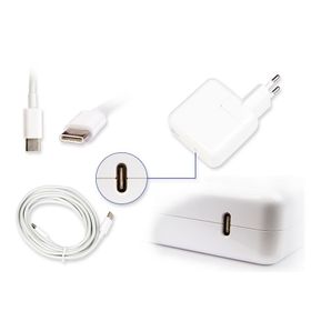 Retro Apple MacBook 29W 5.2V 2.4A USB-C PD Şarj Adaptör