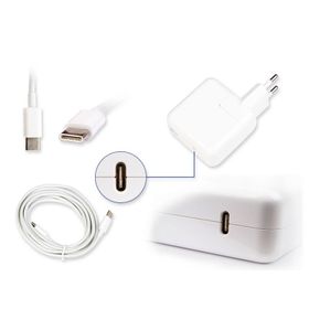 Retro Apple MacBook 29W 5.2V 2.4A USB-C PD Şarj Adaptör