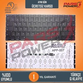 Retro Apple MacBook Retina 12 2015 Siyah Klavye