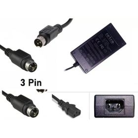 Retro Cab Termal Pos Barkod Etiket Yazıcı 24 V 2.5 A 3 Pin DIN Adaptör