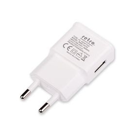 Retro Casper 5V 2.1A Usb Şarj Beyaz Uyumlu Adaptör