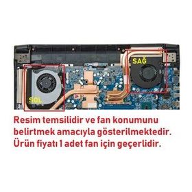 Retro Casper Nirvana C900.7700-84GOP Sağ Uyumlu Laptop İşlemci Fan