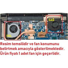 Retro Casper Nirvana C900.7700-8DG0X Sağ Uyumlu Laptop İşlemci Fan