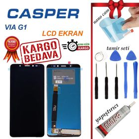 Retro Casper Via G1 Plus Lcd Ekran Dokunmatik Panel Beyaz)