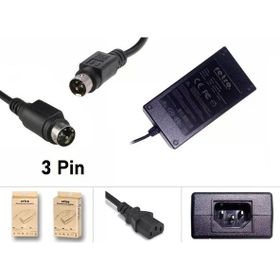 Retro Dascom Termal Pos Barkod Etiket Yazıcı 24 V 2.5 A 3 Pin DIN Adaptör