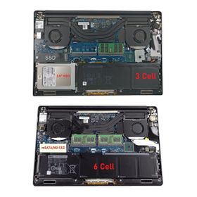 Retro Dell Precision M5520 XPS 15-9560 6GTPY 97WH 6 Cell Notebook Bataryası