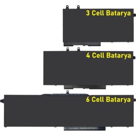 Retro Dell Precision XCTOP3551EMEA3 6 Cell Batarya