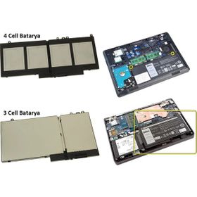 Retro Dell RYXXH-0RYXXH 4 Cell Uyumlu Batarya