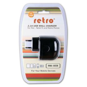 Retro Ezcool 5V 2.1A Çift USB Uyumlu Adaptör
