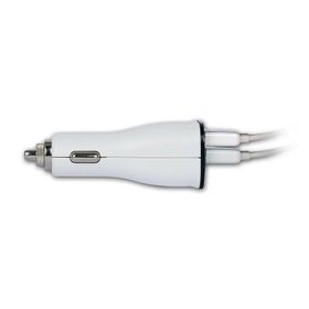 Retro GoSmart 5V Çift USB 4A Beyaz Uyumlu Araç Çakmak Şarjı