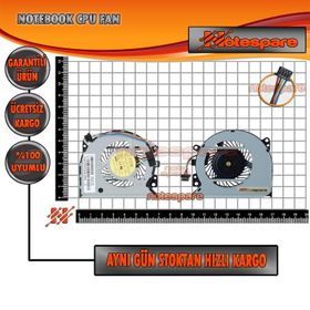 Retro HP Envy 15-U000 X360 Uyumlu Fan