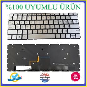 Retro Hp Envy X9Y45EA Işıklı Uyumlu Klavye