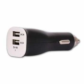 Retro Lenovo 5V Çift USB 4A Siyah Araç Uyumlu Adaptör