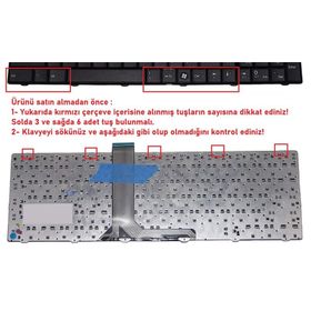 Retro MSI GE60 0ND-412TR V1 Uyumlu Klavye