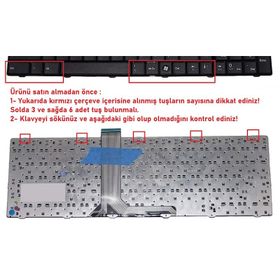 Retro MSI GE60 0ND-412XTR V1 Uyumlu Klavye