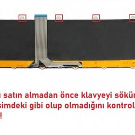 Retro MSI GE60 0ND-412XTR V2 Işıklı Uyumlu Klavye