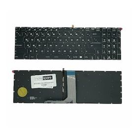 Retro MSI GE62VR 6RF-076XTR Siyah Uyumlu Klavye