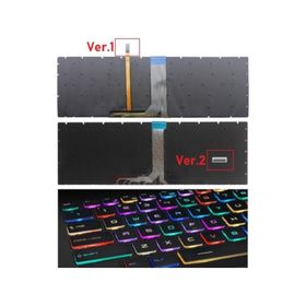 Retro MSI GE73 8RF Raider RGB Siyah Uyumlu Klavye