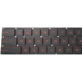 Retro MSI GE73VR 7RFRaider-270XTR Kırmızı Işıklı Uyumlu Klavye