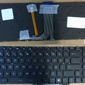 Retro MSI GL72 6QD-032XTR Siyah Işıklı Uyumlu Klavye