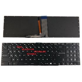 Retro MSI GP72 7RD-404TR Siyah Uyumlu Klavye
