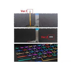 Retro MSI GS73 8RE-021XTR Siyah Uyumlu Klavye