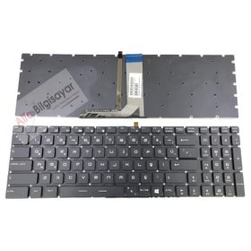 Retro MSI GT73VR 6RE-069TR Siyah Işıklı Uyumlu Klavye