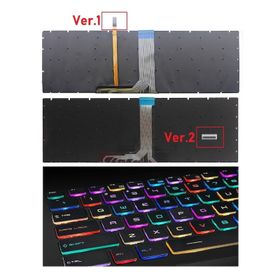 Retro MSI WS63 8SL Siyah Uyumlu Klavye