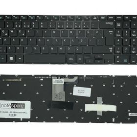 Retro Samsung NP870Z5G-X01TR Siyah Işıklı Uyumlu Laptop Klavye
