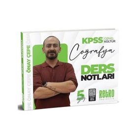 Retro Yayıncılık 2026 KPSS Coğrafya 5 Yüz Ders Notları