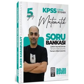 Retro Yayıncılık 2026 KPSS Matematik 5 Yüz Çözümlü Soru Bankası