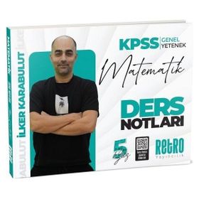 Retro Yayıncılık 2026 KPSS Matematik 5 Yüz Ders Notları