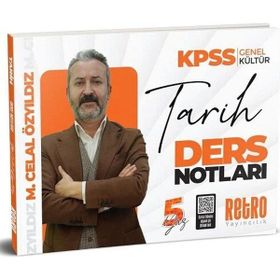 Retro Yayıncılık 2026 KPSS Tarih 5 Yüz Ders Notları