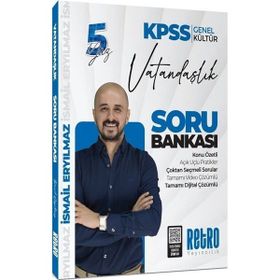 Retro Yayıncılık - 2026 KPSS Vatandaşlık 5 Yüz Çözümlü Soru Bankası