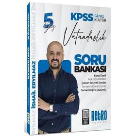 Retro Yayıncılık - 2026 KPSS Vatandaşlık 5 Yüz Çözümlü Soru Bankası