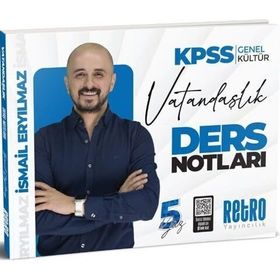 Retro Yayıncılık 2026 KPSS Vatandaşlık 5 Yüz Ders Notları