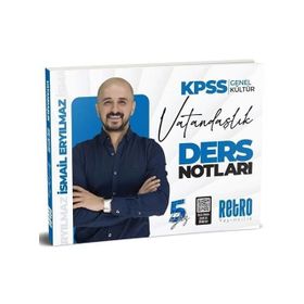 Retro Yayıncılık 2026 KPSS Vatandaşlık 5 Yüz Ders Notları