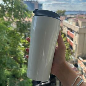 Retrobird Outdoor Kamp Paslanmaz 400 ML Çelik Beyaz Termos