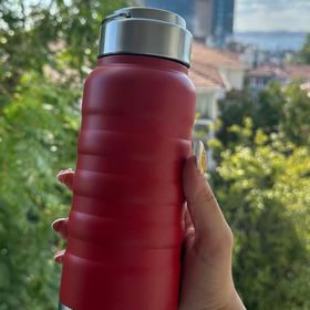 Retrobird Outdoor Kamp Paslanmaz Çelik 400 ML Bordo Termos