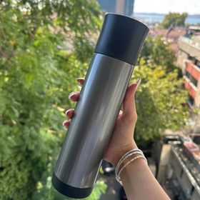 Retrobird Outdoor Kamp Paslanmaz Çelik 500 ML Antrasit Termos