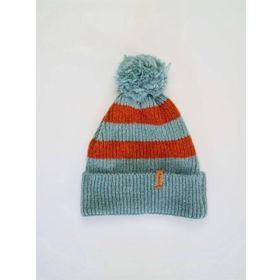 Retrobird Ponponlu Unisex Çizgili Bere