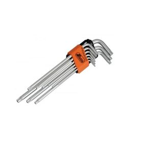 Retta RAT9009 Delikli Uzun 9 Parça Torx Allen Anahtar Takımı