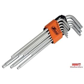 Retta RAT9009 Delikli Uzun 9 Parça Torx Allen Anahtar Takımı