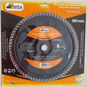 Retta RGT0230 Turbo Kanallı Granit Testere Bıçağı