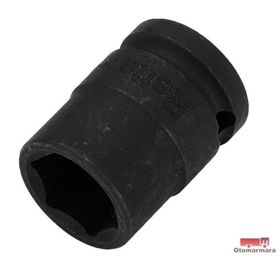 Retta RHL1218 1/2 Havalı Kısa 6 Köşe Siya, 10 Adet Lokma Anahtar